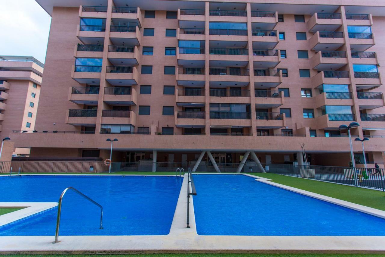 Apartment On The Beach,Pool,Wifi,Garage,Valencie Exteriér fotografie