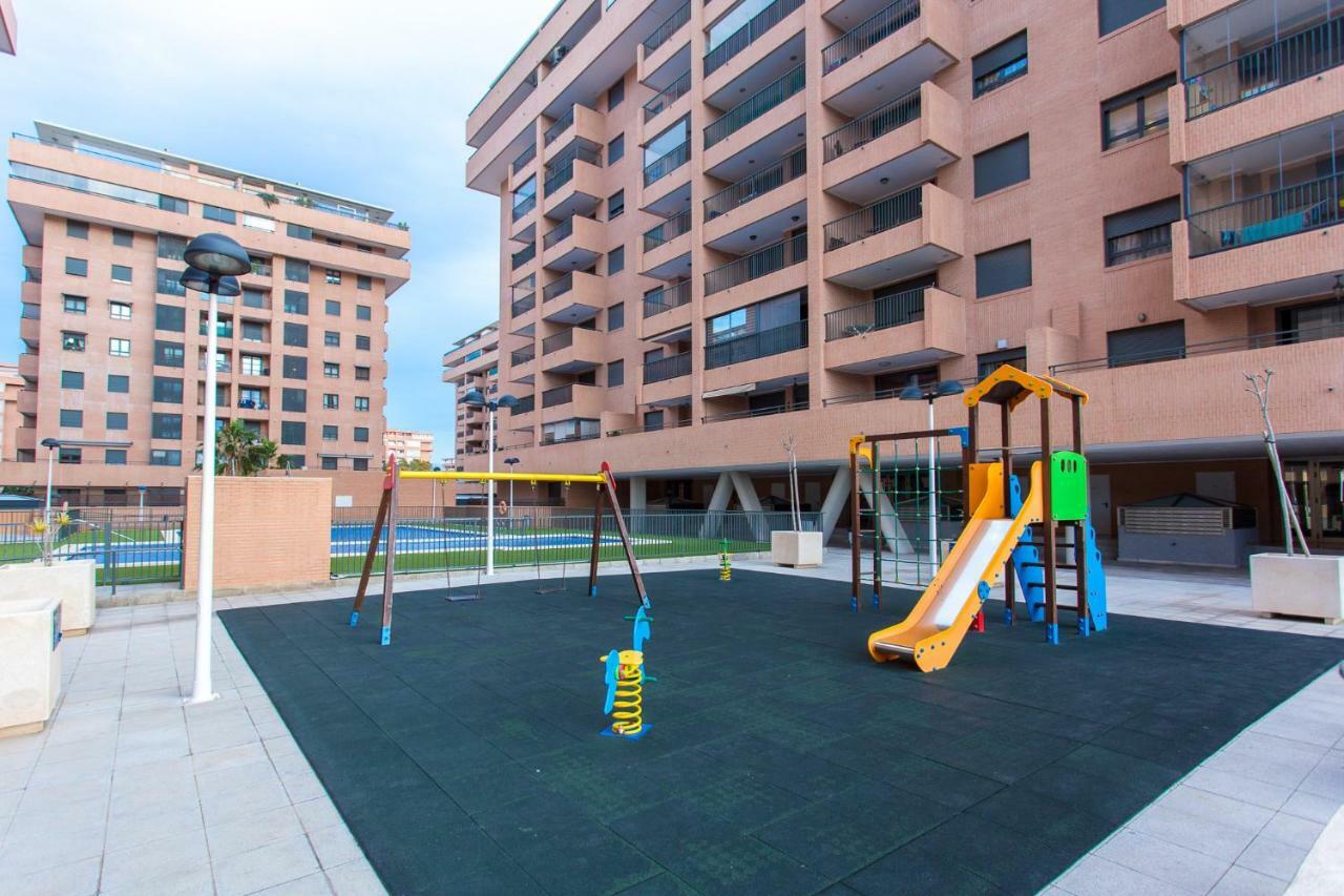 Apartment On The Beach,Pool,Wifi,Garage,Valencie Exteriér fotografie